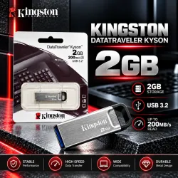 KINGSTON STEEL PEN DRIVE 2GB (6 MONTH WARENTY)